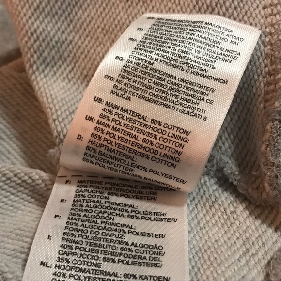 Adidas Gray and Yellow Climate Cotton Hoodie, Mens Size XL - Picture 8 of 9